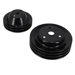 2/3 Groove Crank Pulley Set For Chevy 262-400 283-350 V8 Sbc Lwp 2PCS Black. Fixed Price $39.46.