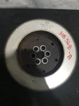 Perfect Used Mercedes Benz OM904LA Crankshaft Pulley Part A9040350700. Fixed Price $127.49.