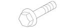 Genuine Nissan Crankshaft Pulley Bolt 12309-EN20A. Fixed Price $10.24.