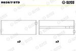 Glyco Main Bearings Crankshaft H035/7 Std. Fixed Price $66.73.