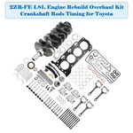 2ZR-FE 1.8L Engine Rebuild Overhaul Kit Crankshaft Rods Timing For Toyota. Fixed Price $798.73.