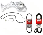 All Engine Water Pump With Fan Belts For Acura 3.5RL 96-04. Fixed Price $125.00.
