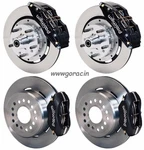 Wilwood Disc Brake KIT,57-62 Chevy CORVETTE,12" ROTORS,4 Piston Black Calipers. Fixed Price $2414.50.