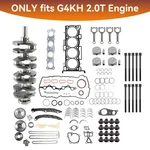 G4KH 2.0T Engine Rebuild Kit W/ Crankshaft Con Rods Timing For Hyundai Kia. Fixed Price $415.71.