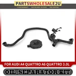 2X Engine Crankcase Breather Hose Vent Valve Kit For Audi A6 Quattro A4. Fixed Price $58.99.