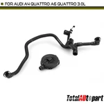 New 2PCS Engine Crankcase Breather Hose Vent Valve Kit For Audi A4 A6 Quattro. Fixed Price $57.99.