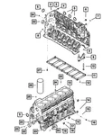 Genuine Mopar Bolt Mounting 5003615AA. Fixed Price $12.38.