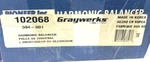Pioneer Graywerks Engine Harmonic Balancer 102068 594-001 44C. Fixed Price $74.99.