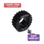 Jones CS-6102-WC-22, Black Aluminum Htd Crankshaft Pulley Tooth 3/16IN Du. Fixed Price $117.56.