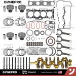 For Hyundai Sonata Kia G4KH 2.0L Turbo Engine Rebuild Kit Crankshaft Pistons. Fixed Price $284.99.