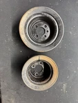 Original Crankshaft V-belt Pulley For Vw MK1 & MK2 Jetta, Golf, Cabriolet (set). Fixed Price $30.00.