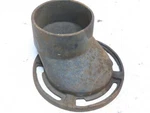 Jones Stephens Cast Iron No Hub Pipe Fitting 4" Closet Flange 4X4X2 2"OFFSET. Fixed Price $34.99.