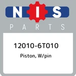 12010-6T010 Nissan Piston, W/pin 120106T010, New Genuine Oem Part. Fixed Price $121.42.