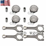 New 4PCS Connecting Rod + Piston & Ring Kit For Jeep Grand Cherokee 2.0T. Fixed Price $265.61.