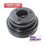 Racing Power R8974B, One Black Steel Fits Ford 289 Groove Crank Shaft Pulley. Fixed Price $106.70.