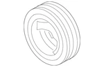 Genuine Ford Engine Crankshaft Pulley NL3Z-6312-B. Fixed Price $157.95.