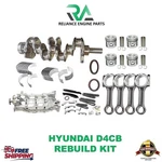 Hyundai Kia D4CB 2.5L Diesel Engine Web Forged Crankshaft With Rebuild Kit. Fixed Price $1899.02.
