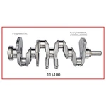 Reman Crankshaft Kit W/ Bearings For Saturn 1.9L Sohc Dohc L4. Fixed Price $489.99.