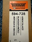 Dorman 594-728 Engine Harmonic Balancer Compatible With Select Nissan Models. Fixed Price $129.99.