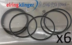 Camshaft Adjuster Magnet, Vacuum Pump Seal (6) For Mercedes (2011-2023) Elring. Fixed Price $30.49.