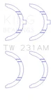 King Engine Bearings 231AM Thrust Washer Set For Toyota 1.6I 4A-FE. Fixed Price $17.07.