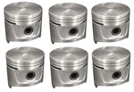 Silvolite Pistons SET/6 For Nissan/datsun 240Z 2.4 L24+260Z 2.6 L26 +.030/+.75MM. Fixed Price $184.56.