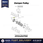 Genuine Damper Pulley 231242M700 For Hyundai Elantra Kona Kia K5. Fixed Price $109.00.