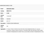 Mercedes-benz S500 Crankcase Breather Oil Separator A2730160034. Fixed Price $50.00.