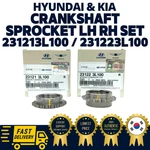 Genuine Oem Hyundai Kia Crankshaft Sprocket Lh Rh Set 231213L100 / 231223L100. Fixed Price $90.00.