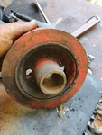 Motor Harmonic Balancer, Original. 58-68 Chevy Car, Corvette. Fixed Price $45.00.