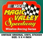 Magic Valley Speedway Winston Racing - Vintage Original Vinyl Decal Sticker. Fixed Price $9.43.