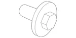 Genuine Nissan Crankshaft Pulley Bolt 12309-6CA0A. Fixed Price $11.04.