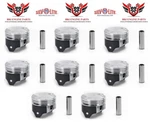 Ford Mercury 351 Cleveland 1970 (8) Silvolite Hypereutectic Flat Top Pistons. Fixed Price $270.46.