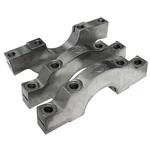 Howards Main Cap H350S; Billet Steel, 2 To 4-BOLT Splayed For 305-350 Sbc. Fixed Price $282.51.