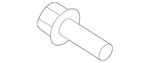 Genuine Hyundai Crankshaft Damper Bolt 23127-2S000. Fixed Price $32.64.