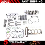 Engine Rebuild Overhaul Kit Crankshaft Con Rods Gasket For Chevy Gmc 2.4L Us. Fixed Price $371.99.