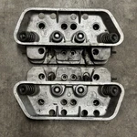 Porsche 356 912 Cylinder Head Pair W/ Valves & Springs. Fixed Price $595.00.