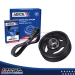 Harmonic Balancer & Serpentine Belt For 09-11 2013 Chevrolet Corvette 6.2L. Fixed Price $57.42.