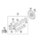 Genuine Mopar Crankshaft Target Wheel 68133302AA. Fixed Price $43.14.