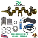Ford 2.0 Ecoblue Transit Custom YMF6 YLF6 Crankshaft+timing Belt Kit Rebuld. Fixed Price $1195.14.