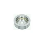 Rpc Racing Power Polished Aluminum Sb Chevy V8 Triple Groove Pulley - Swp Lower. Fixed Price $50.25.