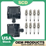 2*IGNITION Coils & 8*SPARK Plugs For Toyota Camry Pickup Lexus LS400 90919-02197. Fixed Price $49.44.