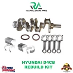 Hyundai Kia D4CB 2.5 Diesel Web Forged Crankshaft With Engine Rebuild Kit. Fixed Price $1030.07.