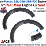 For Pontiac V8 326/350/389/400/MR-1 Engine Oil Seal 3" Rear Main 2PC Rubber. Fixed Price $12.99.
