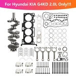 G4KD 2.0L Engine Overhaul Rebuild Kit Crankshaft Connecting Rods For Hyundai Kia. Fixed Price $309.88.