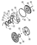 Genuine Mopar Rear Cover Gasket 68044138AA. Fixed Price $21.94.