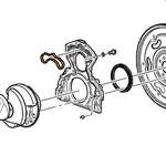 2014-2019 C7 Corvette Rear Crankshaft Retainer Gasket Acdelco 12627520. Fixed Price $14.95.