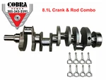 Dart 8.1 Crankshaft & Connecting Combo 4.500" Stroke And Bushed 6.700 Rods. Fixed Price $824.49.