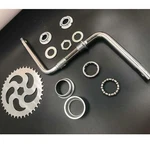 Cdhpower 2'' Cup Wide Pedal Kit One-piece CRANK-2 Stroke Motorized Bicycle. Fixed Price $39.99.