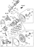 Genuine Honda Crankshaft 8-97063-242-0. Fixed Price $1541.23.